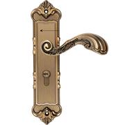 Cerradura para pomo de puerta, compatible con la mayoría de modelos, mayor seguridad, color bronce, 50 mm