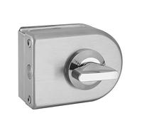 Cerradura para Puerta de Vidrio Sin Marco, Fácil Instalación y Desmontaje, Material Acero Inoxidable y Aleación Aluminio, Resistente a Corrosión y Rayones, Uso en Hogar Hotel Baño