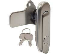 Cerradura plana de acero inoxidable 304 con llave para armario eléctrico | Fabricado con acero inoxidable 304 para una resistencia duradera a la corrosión en entornos industriales.