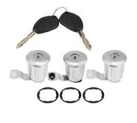 Cerradura puerta coche 9170G3 252522 Compatible Con Peugeot Para Partner 96244156 Juego De Cilindros De Cerradura De Puerta De Barril Con 2 Llaves(A SET)