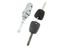 Cerradura puerta coche 9170T9 9170W9 Compatible con C&itroen para C2 C3 2002-2010 Cilindro de cerradura de puerta izquierda de automóvil con kit de 2 llaves