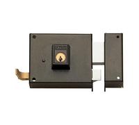 Cerradura sobreponer YALE 125 -A pintada 140 izquierda redondo