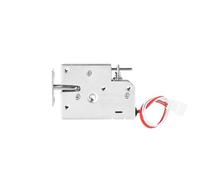 Cerradura solenoide de acero inoxidable de 12 V CC, 150 kg, cierre electrónico ajustable para máquinas expendedoras para taquillas inteligentes, unidades de almacenamiento de seguridad, 73 mm (B)