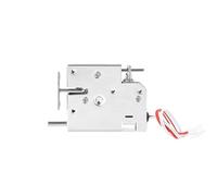 Cerradura solenoide de acero inoxidable de 12 V CC, 150 kg, cierre electrónico ajustable para máquinas expendedoras para taquillas inteligentes, unidades de almacenamiento de seguridad, 73 mm (A)