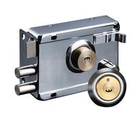 Cerradura suave, candados antiguos para puerta delantera del hogar, accesorios de bloqueo, engranaje Universal resistente con llave Right Open