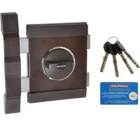 Cerradura superior con certificado ZX, color bronce, lado izquierdo - Modelo MP, fabricante ZN GE ZB