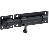 Cerradura Unyqoos® de acero inoxidable SUS 304, color : versátil dispositivo para puertas y portones corredizos, con orificio para candado, apto para montaje vertical u horizontal, tornillos incluidos