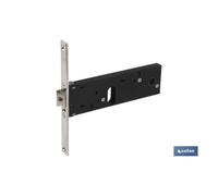 Cerradura zócalo oval e70 f16- níquel (p/metal)