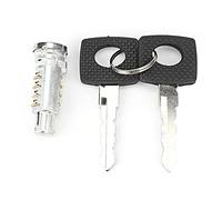 Cerraduras de puerta de coche, cilindro de cerradura de puerta, cerraduras de cilindro, barril de cerradura de puerta de hierro de 1 pieza con 2 llaves 6707600205 apto para VITO W638/V CLASE 1999-2003