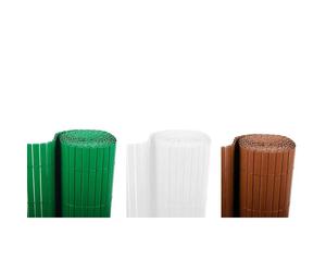 Cerramiento de PVC en Rollo | Cañizo PVC para ocultación de terrazas y Jardines | Doble Cara | Bonerva