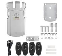 Cerrojo electrónico compatible con seguridad del hogar, cerradura inteligente de entrada sin llave con control remoto invisible, sistema ant