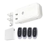Cerrojo Inteligente NIVIAN NVS-SMARTBOLT-WHITE Invisible Wi-Fi | Cerradura electrónica wifi con App (TUYA), Doble Motor Antivandálico, Apertura desde Interior y Exterior, mandos incluidos.