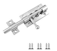 Cerrojo Pesado Acero Inox 304 16cm (12mm Ø) - Puertas Interiores & Correderas con Agujero Candado