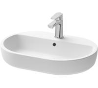 Cersanit Caspia lavabo 60x42 cm oval sobre encimera blanco brillante K11-0099