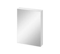 Cersanit City - Armario con espejo, 80x59x14 cm, 1 puerta, bisagras izq./dcha, blanco S584-024-DSM