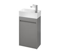 Cersanit Crea armario 39x21.5x59 cm suspendido, para lavabo gris S924-014