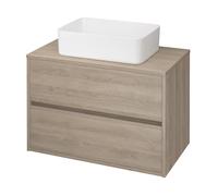 Cersanit Crea armario 79.4x45x53 cm suspendido, para lavabo roble S924-010