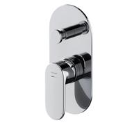 Cersanit Crea grifo de bañera y ducha empotrado cromo S951-305