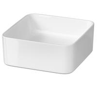 Cersanit Crea lavabo 35x35 cm cuadrada sobre encimera blanco brillante K114-007-ECO