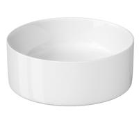 Cersanit Crea lavabo 38x38 cm circular sobre encimera blanco brillante K114-020-ECO