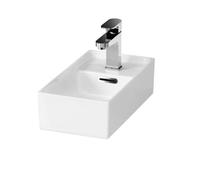 Cersanit Crea lavabo 40x22 cm rectangular para mueble blanco brillante K114-004