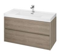 Cersanit Crea - Mueble de lavabo, 53x99x45 cm, 2 cajones, roble S924-011