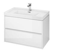 Cersanit Crea - Mueble para lavabo, 53x79x45 cm, 2 cajones, blanco S924-004
