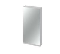 Cersanit Moduo - Armario con espejo, 80x40x14 cm, 1 puerta, bisagras izq./dcha, gris S590-031