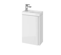 Cersanit Moduo - Armario con lavabo, 59x39x22 cm, 1 puerta, bisagras izq./dcha, blanco S801-218-DSM