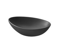 Cersanit Moduo - Lavabo sobre encimera, 57x37 cm, sin rebosadero, antracita K116-106