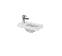 Cersanit Moduo - Lavamanos 40x22 cm, orificio para grifo, con rebosadero, blanco K116-016