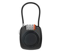 [Certificado Apple MFi] Etiqueta y soporte para iOS con cerradura de combinación, compatible con Apple Find My AirTag, soporte para etiqueta de aire, cerradura de equipaje, para mochila, bolsa, maleta