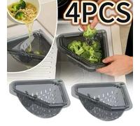 Cesta colador de fregadero de cocina con tapa inferior magnética desmontable a prueba de fugas, filtro extraíble para fácil limpieza, accesorio práctico para evitar obstrucciones y mantener el desagüe
