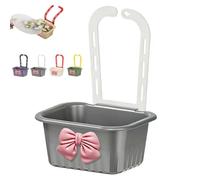 Cesta coladora colgante para fregadero, colector de residuos de alimentos de cocina para fregadero, estante de almacenamiento multifuncional de drenaje rápido para cocina en el hogar, cocina y