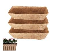 Cesta Colgante Coco Liners, Paquete De 3 Maceteros De Fibra De Coco