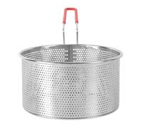 Cesta de Acero Inoxidable de Combustión Portátil para Carbón , Exterior | Plata, Uso Exterior y Patio Trasero, Diseño Versátil y Fiable para Camping y Parrilla