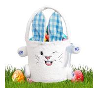 Cesta de almacenamiento de conejo de Pascua suave - Bolsas de regalo de Pascua - para aperitivos de de de picnic para reunión de fiesta en casa