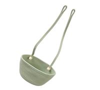 Cesta de almacenamiento junto a la cama Diseño tejido de cuerda de algodón natural para pañales Accesorios Organización de guardería colgante fácil Cesta de almacenamiento colgante para guardería