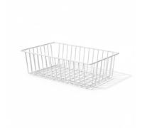 Cesta de Almacenamiento Metal Blanco LIN HOME XZ-23349 - Canasta Rejilla Rectangular, Organiza y Maximiza Espacios con Diseño Resistente y Elegante