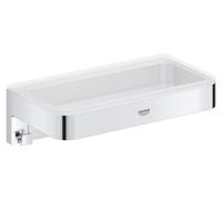 Cesta de almacenamiento Start Cube, color cromo, 5 kg, montaje en pared, metal/plástico