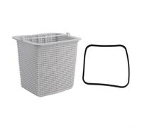 Cesta de bomba de piscina de repuesto con junta de tapa - para Hayward - para SuperPump SP1600X SP2600X, compatible con modelos SPX1600M B167 SPX1600S, conjunto de colador de plástico blanco