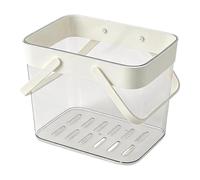 Cesta de ducha transparente, cesta de almacenamiento multiusos para | Cesta multiusos versátil que funciona bien en el baño, cocina, dormitorio, sala de almacenamiento y también puede servir como