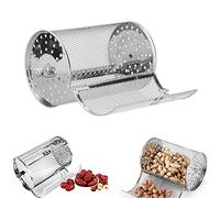 Cesta De Freidora De Aire Para Horno, Cesta Giratoria De 360 grados, Herramienta Para Hornear De Acero Inoxidable Para Cocina, Accesorios Para Horno Eléctrico, 4,7x4,7x7,1 Pulgadas