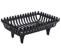 Cesta de leña de hierro fundido, modelo "Grote Kachel", de 18 pulgadas