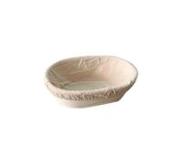 Cesta de mimbre a prueba pan, cestas con revestimiento fermentación, cesta ovalada for aumento masa, molde for, herramientas for hornear Para Pan(28X14X8cm)