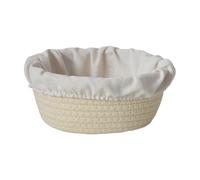 Cesta de pan, cesta resistente al pan - durable stylish set Algodón hecho a mano, cuerda Cesta de masa agria con, forro Suministros para hornear el contenedor de almacenamiento de | Multipurpose