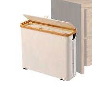 Cesta De Papel Higiénico: 17,8 X 6 X 13,8 Pulgadas, Contenedor De Tela Oxford, Organizador Independiente Plegable, Contenedor Con Asa De Tapa, Protector Contra La Humedad Y El Polvo | Almacenamiento D