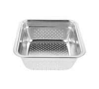 Cesta de Parrilla de Acero Inoxidable Redonda de Gran Capacidad | Uso Exterior y Asado, Fácil de Limpiar y Guardar, Color Plata, Accesorios Barbacoa
