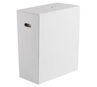 Cesta de ropa Gedy LUXURY, 49,5 x 61,8 x 29 cm, color blanco