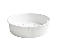 Cesta de vapor de plástico para olla arrocera y cacerolas, inserto de vapor de verduras expandible para huevos de carne de mariscos, utensilios de cocina de ahorro de energía, 20 x 18 cm (4L-5 L)